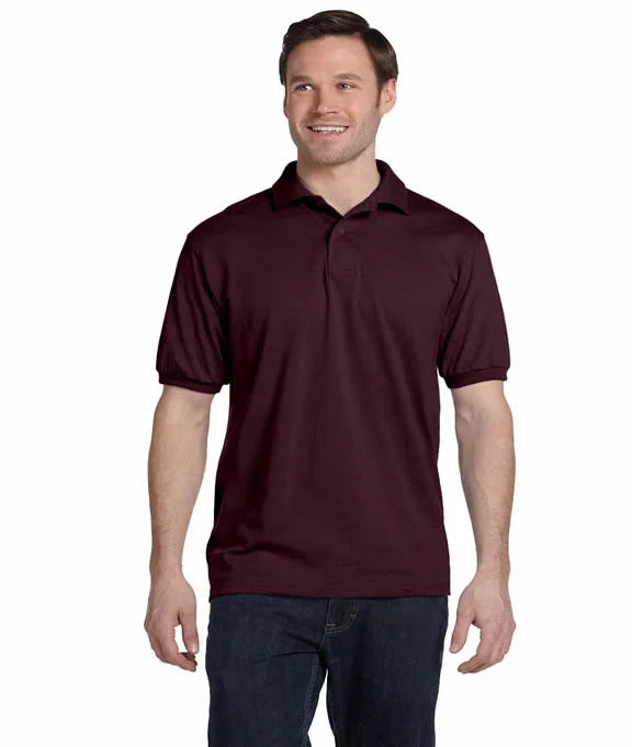 Women's hoodie with a detachable hood for customizable styling054X - Hanes Adult ComfortBlend EcoSmart® Jersey Polo Shirt | Maroon Women's hoodie with a detachable hood for customizable styling054X - Hanes Adult ComfortBlend EcoSmart® Jersey Polo Shirt | Maroon
