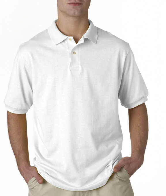 Women's crew - neck sweatshirt in a heather gray shade for a classic and versatile option054X - Hanes Adult ComfortBlend EcoSmart® Jersey Polo Shirt Women's crew - neck sweatshirt in a heather gray shade for a classic and versatile option054X - Hanes Adult ComfortBlend EcoSmart® Jersey Polo Shirt