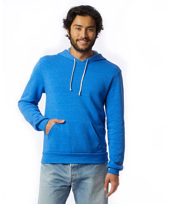 Women's crew - neck sweatshirt in a heather gray shade for a classic and versatile option09595F2 - Alternative Unisex Challenger Eco-Fleece Hoodie Women's crew - neck sweatshirt in a heather gray shade for a classic and versatile option09595F2 - Alternative Unisex Challenger Eco-Fleece Hoodie