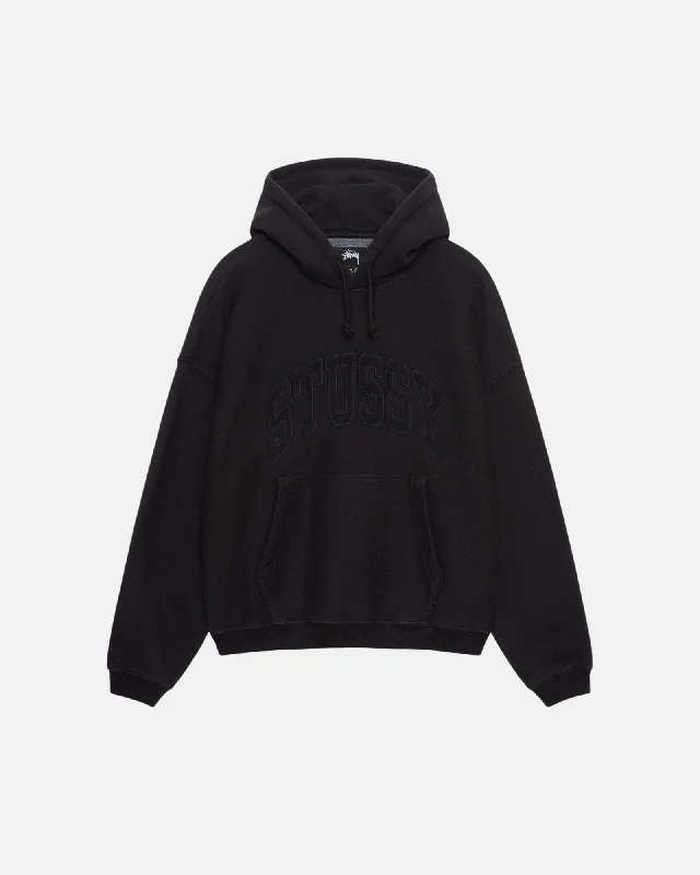 Women's tie - front hoodie in a lightweight fabric for summer layeringEMBROIDERED RELAXED HOODIE Women's tie - front hoodie in a lightweight fabric for summer layeringEMBROIDERED RELAXED HOODIE