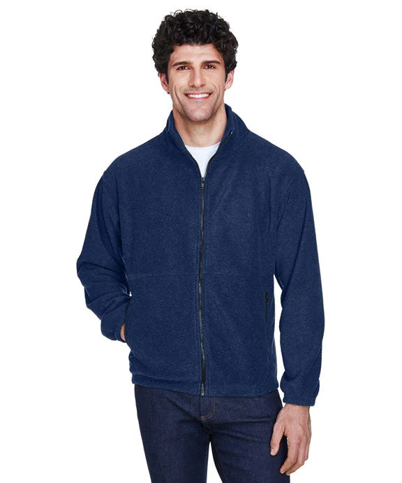 8485 - UltraClub Mens Iceberg Fleece Full-Zip Jacket | Navy