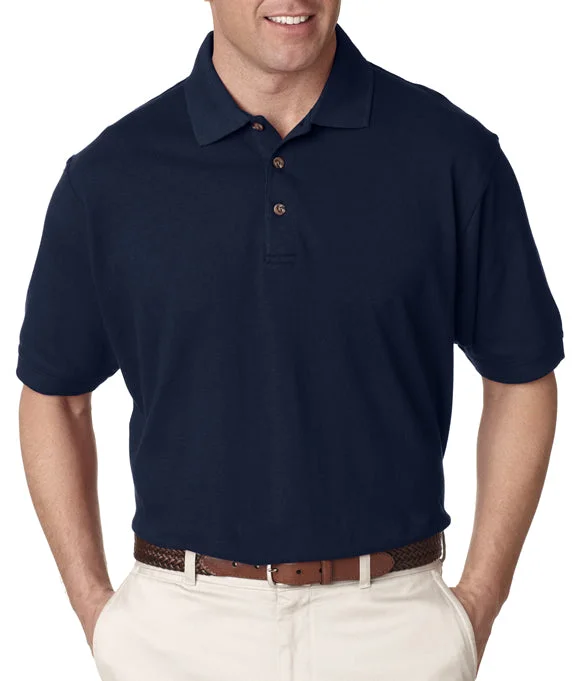 8535 - UltraClub Mens Classic Piqué Polo Shirt | Navy