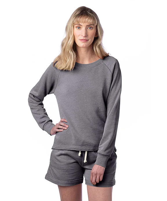 Women's sherpa - lined hoodie for extreme cold weather outdoor activities8626NM - Alternative Ladies Lazy Day Pullover | Nickel Women's sherpa - lined hoodie for extreme cold weather outdoor activities8626NM - Alternative Ladies Lazy Day Pullover | Nickel
