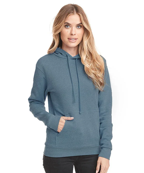 Women's crew - neck sweatshirt in a heather gray shade for a classic and versatile option9302 - Next Level Unisex Classic PCH Pullover Hooded Sweatshirt | Heather Slate Blue Women's crew - neck sweatshirt in a heather gray shade for a classic and versatile option9302 - Next Level Unisex Classic PCH Pullover Hooded Sweatshirt | Heather Slate Blue