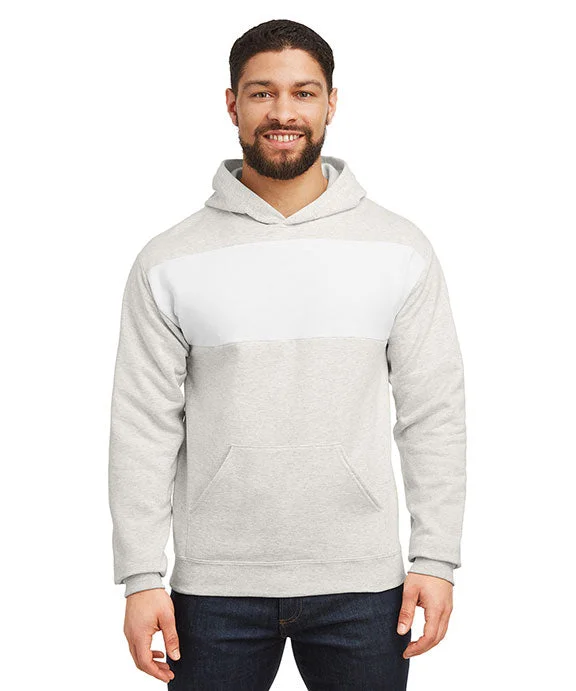 Women's graphic - printed sweatshirt featuring floral patterns for a feminine touch98CR - Jerzees Unisex NuBlend Billboard Hooded Sweatshirt | Oatmeal Heather/White Women's graphic - printed sweatshirt featuring floral patterns for a feminine touch98CR - Jerzees Unisex NuBlend Billboard Hooded Sweatshirt | Oatmeal Heather/White