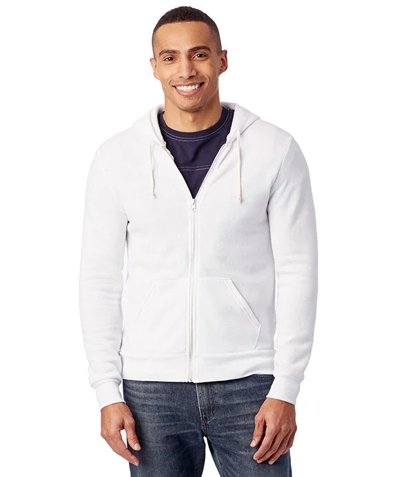Women's graphic - printed sweatshirt featuring floral patterns for a feminine touchAA9590 - Alternative Unisex Rocky Eco-Fleece Zip Hoodie | Eco White Women's graphic - printed sweatshirt featuring floral patterns for a feminine touchAA9590 - Alternative Unisex Rocky Eco-Fleece Zip Hoodie | Eco White