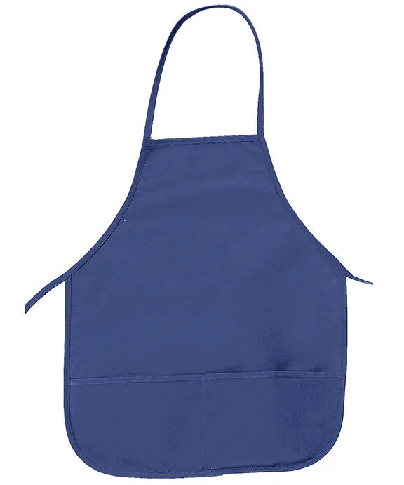 APR51 - Big Accessories Two-Pocket 24 inch Apron | Royal