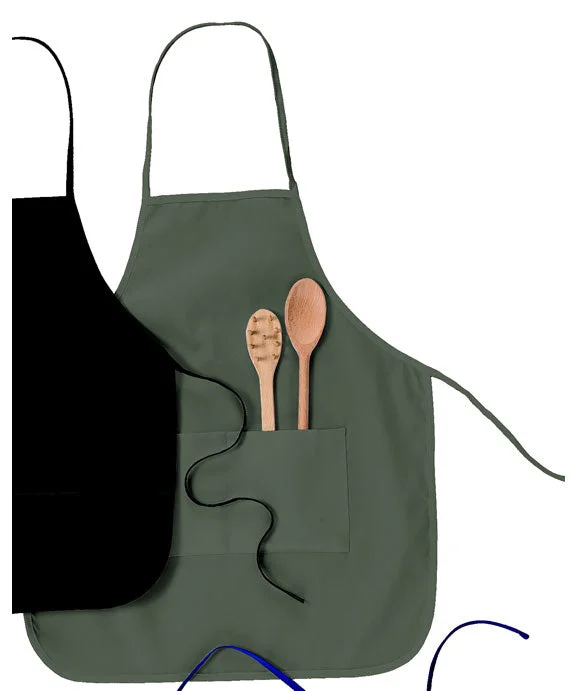 APR52 - Big Accessories Two-Pocket 28 inch Apron | Forest