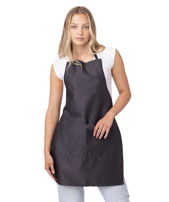 APR53 - Big Accessories Two-Pocket 30 inch Apron | Dark Charcoal