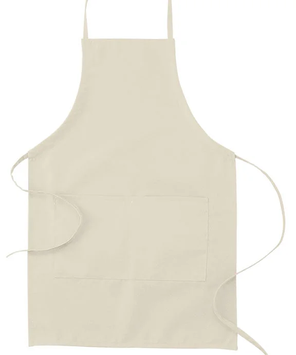 APR53 - Big Accessories Two-Pocket 30 inch Apron | Natural