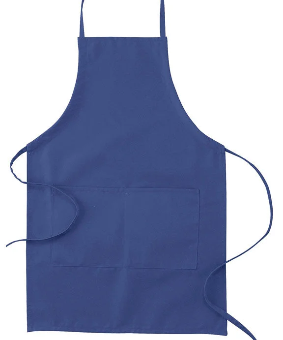 APR53 - Big Accessories Two-Pocket 30 inch Apron | Royal