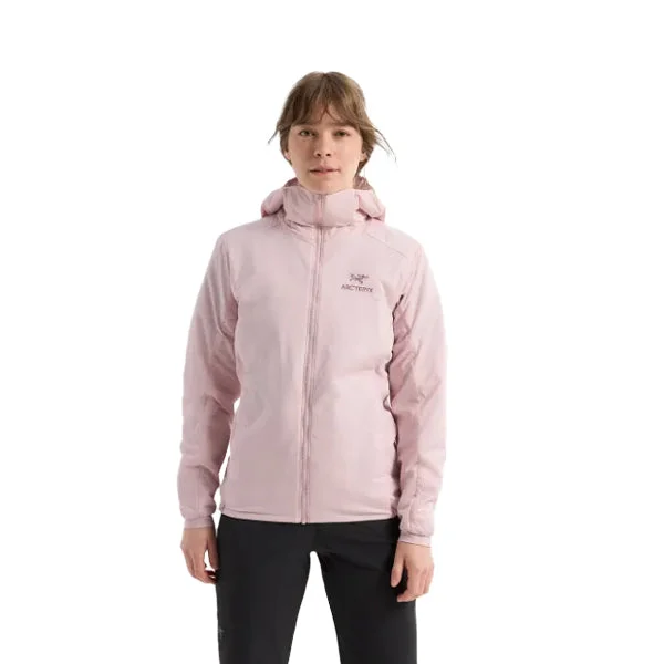 Women's cropped down jackets in bold colors for a sporty and fashionable winter outfitAtom Hoody Womens