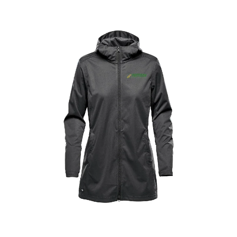 Women's long - length wool blend jackets for a warm and stylish winter lookLadies Belcarra Soft Shell Jacket Women's long - length wool blend jackets for a warm and stylish winter lookLadies Belcarra Soft Shell Jacket