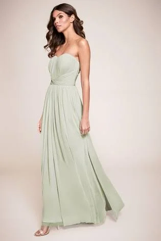 Bella Multi Way Bandeau Dress Green