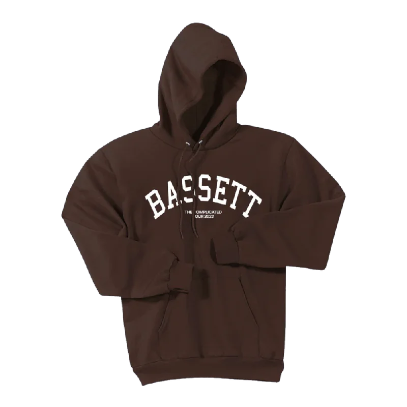 Women's zip - up sweatshirt in pastel blue for a soft and stylish outfitBrown Tour Hoodie Women's zip - up sweatshirt in pastel blue for a soft and stylish outfitBrown Tour Hoodie