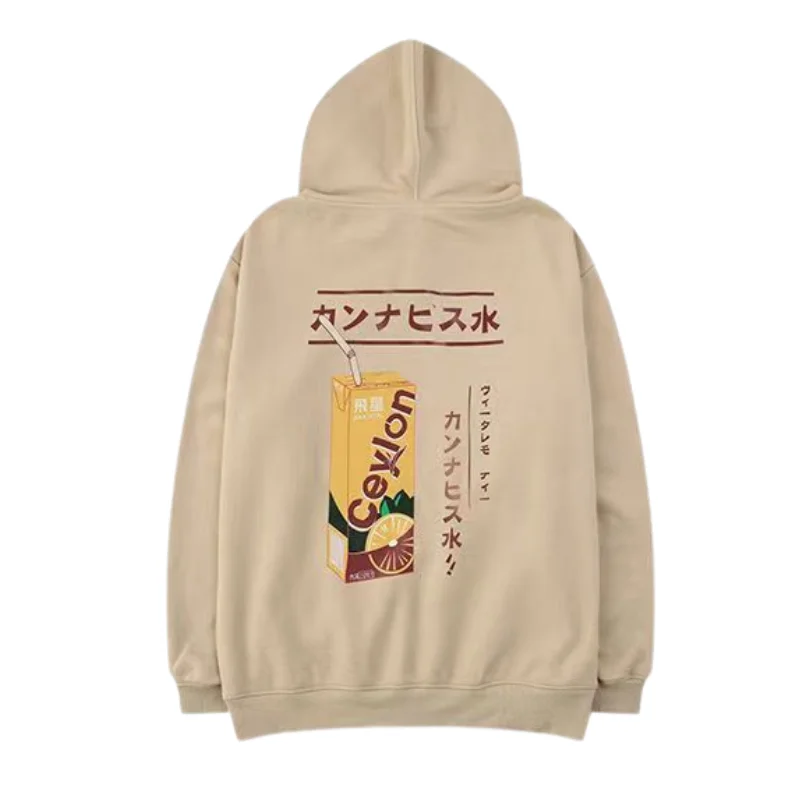 Women's tie - dye hoodie in bright colors for a retro and eye - catching styleCasual Beverages Graphic Hoodies