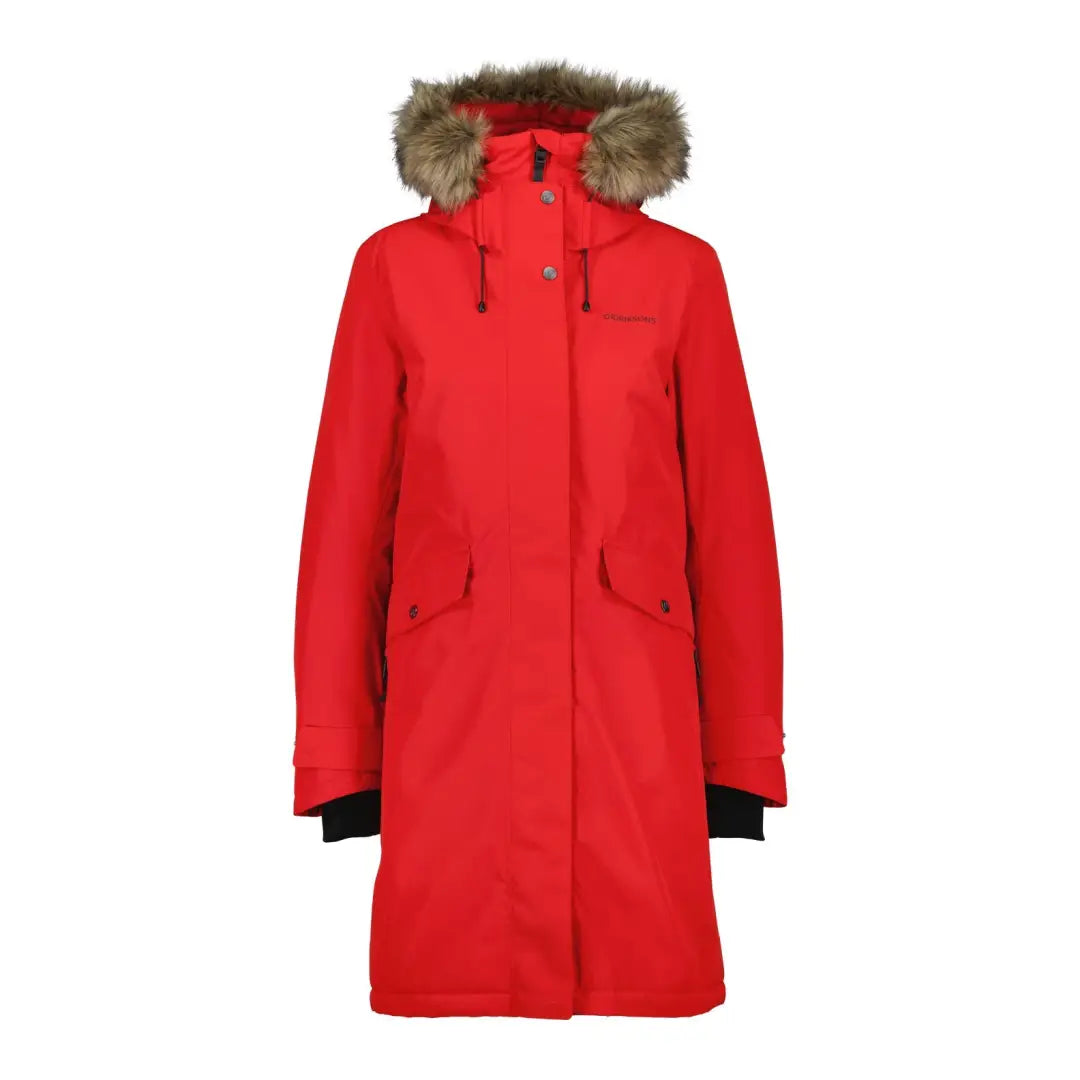 Women's quilted puffer jackets in a cropped silhouette for a modern twistDidriksons Erika Womens Parka 3 Women's quilted puffer jackets in a cropped silhouette for a modern twistDidriksons Erika Womens Parka 3
