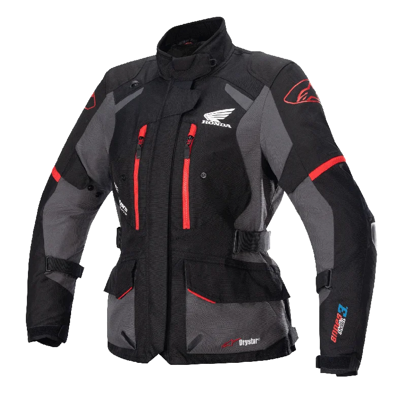 Women's bomber jackets with a holographic finish for a futuristic and eye - catching lookWomen Stella Honda Andes V3 Drystar® Jacket Women's bomber jackets with a holographic finish for a futuristic and eye - catching lookWomen Stella Honda Andes V3 Drystar® Jacket