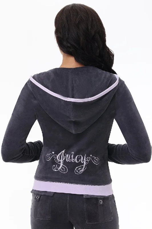 Sweetheart Cotton Velour Hoodie