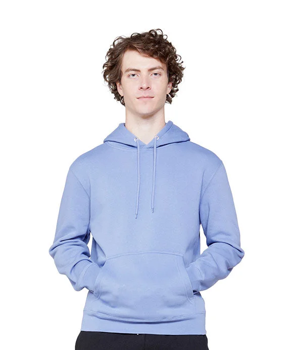Women's cropped sweatshirt with a lace - trimmed hem for a romantic lookLS14001 - Lane Seven Unisex Premium Pullover Hooded Sweatshirt | Colony Blue Women's cropped sweatshirt with a lace - trimmed hem for a romantic lookLS14001 - Lane Seven Unisex Premium Pullover Hooded Sweatshirt | Colony Blue