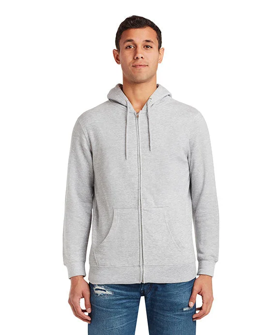 Women's tie - front hoodie in a lightweight fabric for summer layeringLS14003 - Lane Seven Unisex Premium Full-Zip Hooded Sweatshirt | Heather Grey Women's tie - front hoodie in a lightweight fabric for summer layeringLS14003 - Lane Seven Unisex Premium Full-Zip Hooded Sweatshirt | Heather Grey