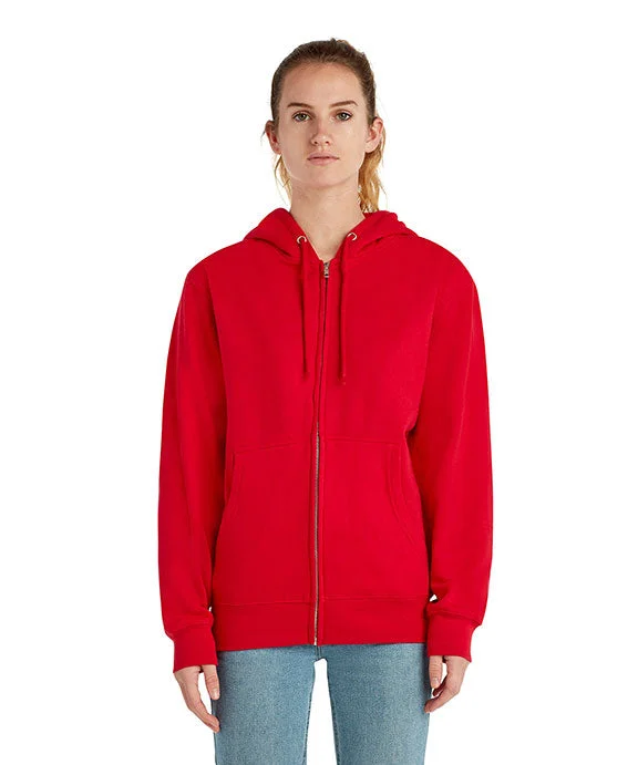 Women's cropped sweatshirt with a lace - trimmed hem for a romantic lookLS14003 - Lane Seven Unisex Premium Full-Zip Hooded Sweatshirt | Red Women's cropped sweatshirt with a lace - trimmed hem for a romantic lookLS14003 - Lane Seven Unisex Premium Full-Zip Hooded Sweatshirt | Red