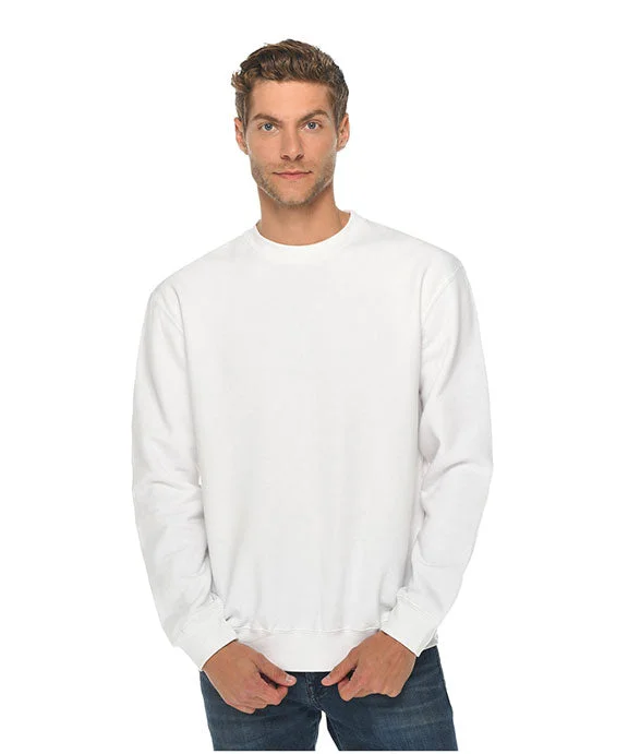 Women's color - block hoodie combining bold hues for a fashion - forward statementLS14004 - Lane Seven Unisex Premium Crewneck Sweatshirt | White Women's color - block hoodie combining bold hues for a fashion - forward statementLS14004 - Lane Seven Unisex Premium Crewneck Sweatshirt | White