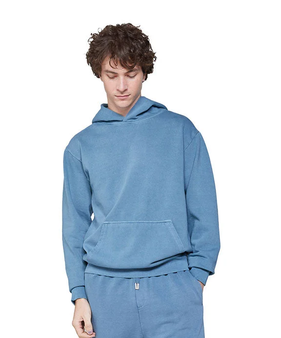 Women's crew - neck sweatshirt in a heather gray shade for a classic and versatile optionLS16001 - Lane Seven Unisex Urban Pullover Hooded Sweatshirt | Pebble Blue Women's crew - neck sweatshirt in a heather gray shade for a classic and versatile optionLS16001 - Lane Seven Unisex Urban Pullover Hooded Sweatshirt | Pebble Blue