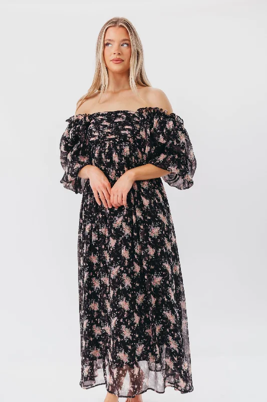 Wrap - Style Women Dress with Adjustable Fit for All Body TypesMelody Maxi Dress in Black - Bump Friendly & Inclusive Sizing (S-3XL) Wrap - Style Women Dress with Adjustable Fit for All Body TypesMelody Maxi Dress in Black - Bump Friendly & Inclusive Sizing (S-3XL)