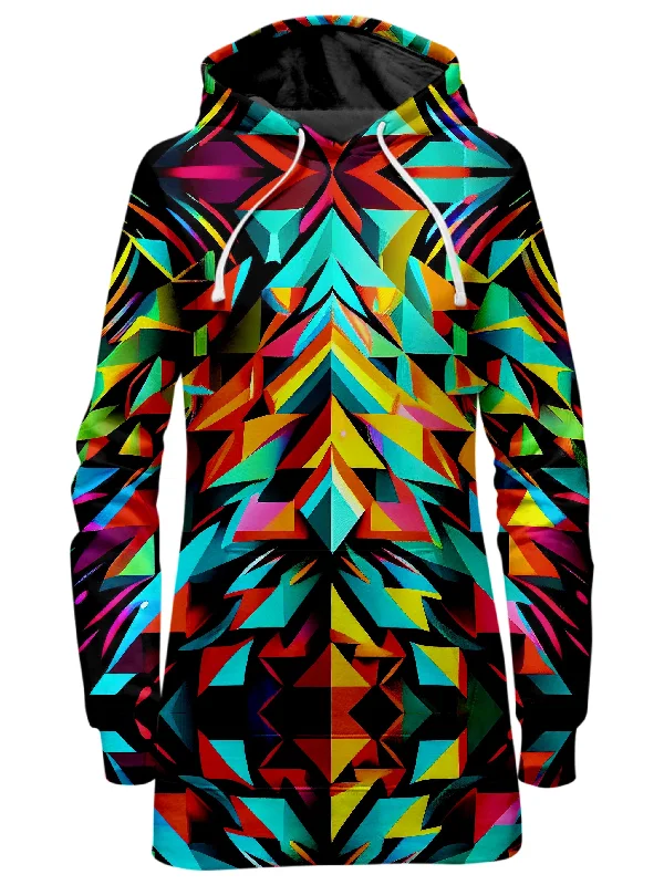 Women's tie - dye hoodie in bright colors for a retro and eye - catching stylePrisms Hoodie Dress Women's tie - dye hoodie in bright colors for a retro and eye - catching stylePrisms Hoodie Dress