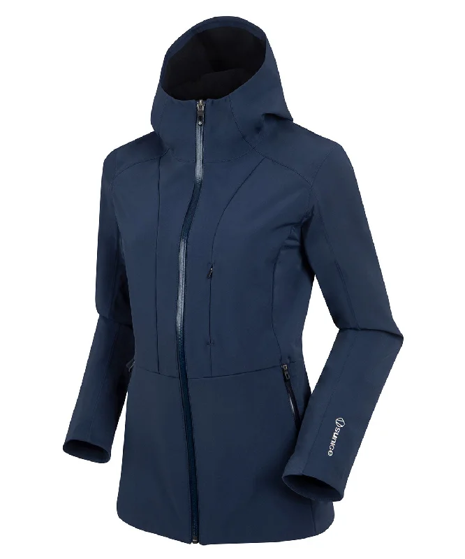 Women's long - length wool blend jackets for a warm and stylish winter lookWomen's Aliyyah Softshell Hybrid Wind Jacket Women's long - length wool blend jackets for a warm and stylish winter lookWomen's Aliyyah Softshell Hybrid Wind Jacket