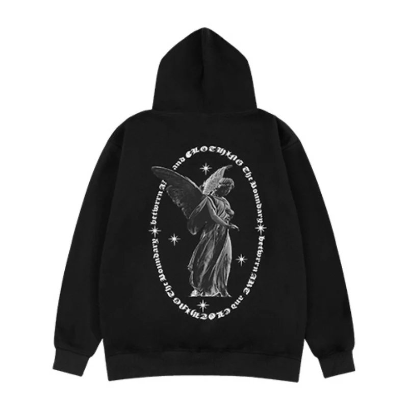 Women's sweatshirt with a mesh panel insert for breathability during workoutsStreet Sculpture Graphic Hoodie Women's sweatshirt with a mesh panel insert for breathability during workoutsStreet Sculpture Graphic Hoodie