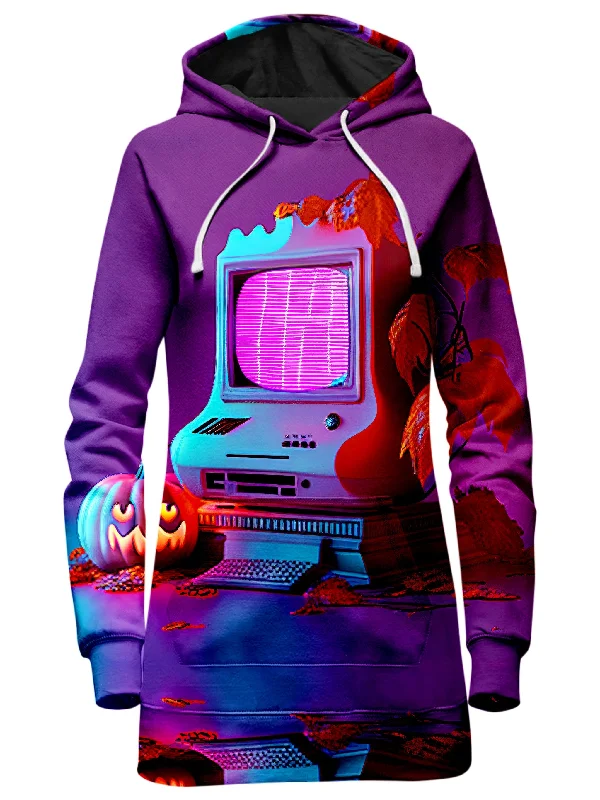 Women's zip - front sweatshirt with contrast stitching for a sporty aestheticTeleported Hoodie Dress Women's zip - front sweatshirt with contrast stitching for a sporty aestheticTeleported Hoodie Dress