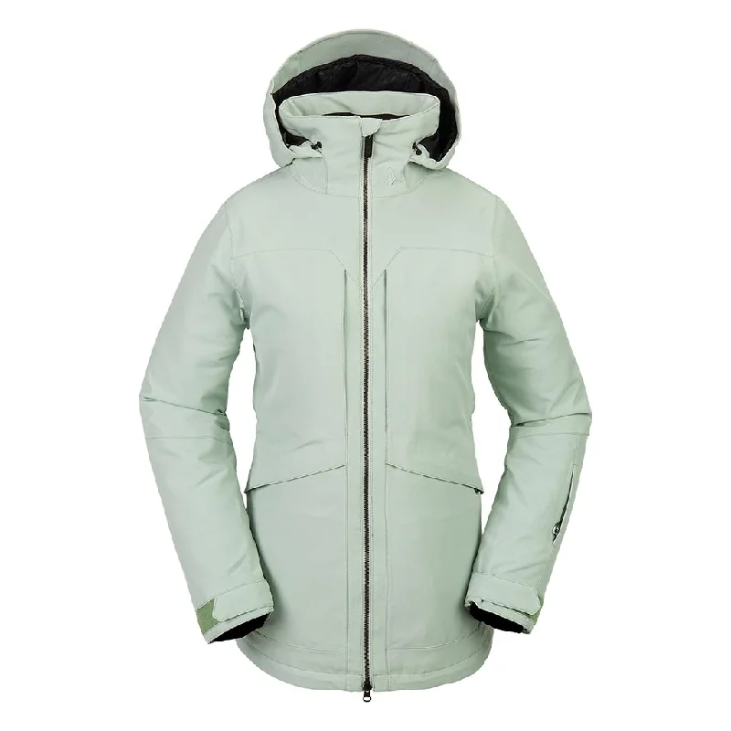 Women's long - line cardigan jackets in a soft knit for a cozy and elegant lookVolcom 2024 Womens Shelter 3D Stretch Jacket - Sage Frost Women's long - line cardigan jackets in a soft knit for a cozy and elegant lookVolcom 2024 Womens Shelter 3D Stretch Jacket - Sage Frost
