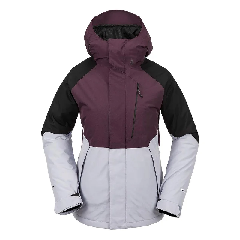 Women's moto jackets with a lace - up front for a unique and stylish touchVolcom 2024 Womens V.CO Aris Insulated Gore-Tex Jacket - Blackberry Women's moto jackets with a lace - up front for a unique and stylish touchVolcom 2024 Womens V.CO Aris Insulated Gore-Tex Jacket - Blackberry