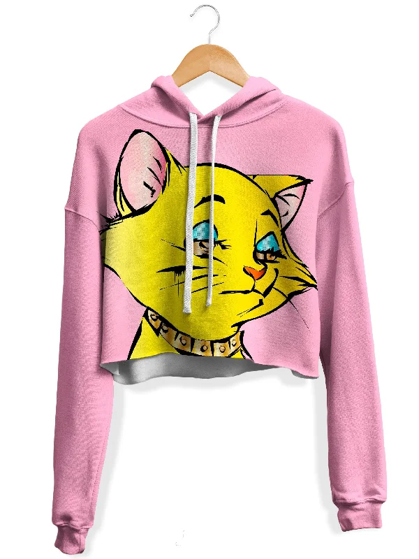 Women's fleece - lined hoodie with thumbholes for warmth in winterYellowcat Fleece Crop Hoodie Women's fleece - lined hoodie with thumbholes for warmth in winterYellowcat Fleece Crop Hoodie
