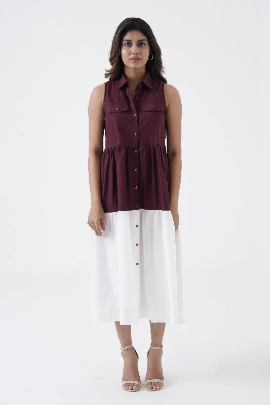 Sheath Women Dress with a Tailored Fit for a Professional Look Sheath Women Dress with a Tailored Fit for a Professional Look Affable - Shirt tier dress - Wine Sheath Women Dress with a Tailored Fit for a Professional Look Sheath Women Dress with a Tailored Fit for a Professional Look Affable - Shirt tier dress - Wine