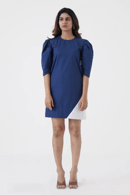 Sheath Women Dress with a Tailored Fit for a Professional Look Sheath Women Dress with a Tailored Fit for a Professional Look Amour Propre - Cowl sleeves chic dress - Blue Sheath Women Dress with a Tailored Fit for a Professional Look Sheath Women Dress with a Tailored Fit for a Professional Look Amour Propre - Cowl sleeves chic dress - Blue