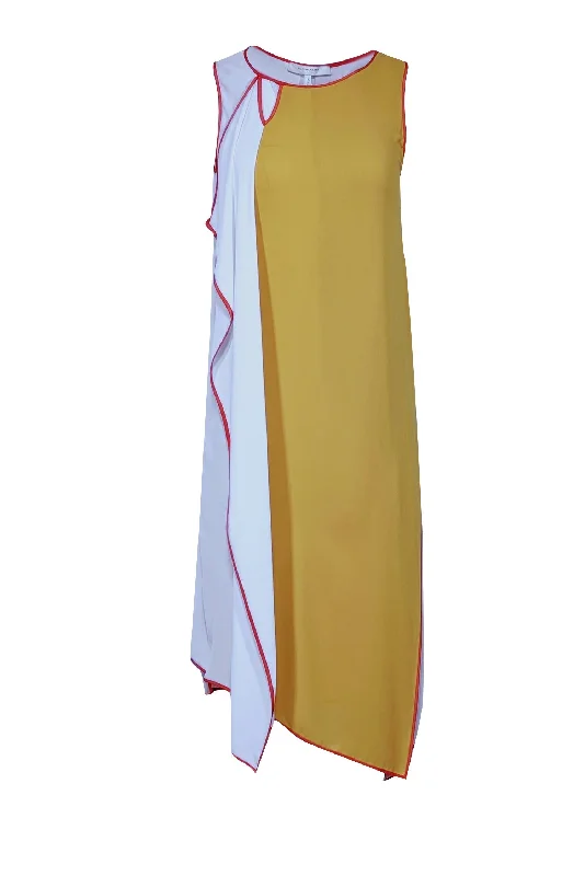 Sleeveless Women Dress in Bright Colors for Summer Parties Sleeveless Women Dress in Bright Colors for Summer Parties BCBG Max Azria Runway - Yellow & Cream "Karolina" Sleeveless Dress Sz XS Sleeveless Women Dress in Bright Colors for Summer Parties Sleeveless Women Dress in Bright Colors for Summer Parties BCBG Max Azria Runway - Yellow & Cream "Karolina" Sleeveless Dress Sz XS