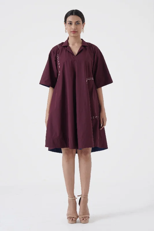 Off - the - Shoulder Women Dress for a Romantic and Feminine Look Off - the - Shoulder Women Dress for a Romantic and Feminine Look Dynamic - Notch Collar frock - Wine Off - the - Shoulder Women Dress for a Romantic and Feminine Look Off - the - Shoulder Women Dress for a Romantic and Feminine Look Dynamic - Notch Collar frock - Wine