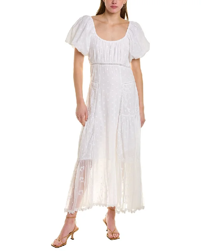Shift Women Dress with a Simple and Classic Design for Everyday Wear Shift Women Dress with a Simple and Classic Design for Everyday Wear LoveShackFancy Jivera Maxi Dress
