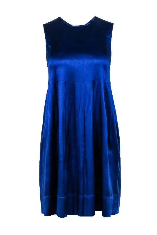 Pleated Women Dress with a Timeless and Elegant Texture Pleated Women Dress with a Timeless and Elegant Texture Vince - Cobalt Blue Sleeveless Pleated w/ Button Down Back Mini Dress Sz 2 Pleated Women Dress with a Timeless and Elegant Texture Pleated Women Dress with a Timeless and Elegant Texture Vince - Cobalt Blue Sleeveless Pleated w/ Button Down Back Mini Dress Sz 2