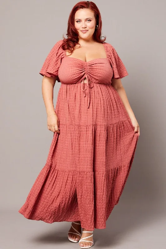 Midi dresses with sheer panels for a touch of allureBrown Midi Dress Short Sleeve Textured Midi dresses with sheer panels for a touch of allureBrown Midi Dress Short Sleeve Textured