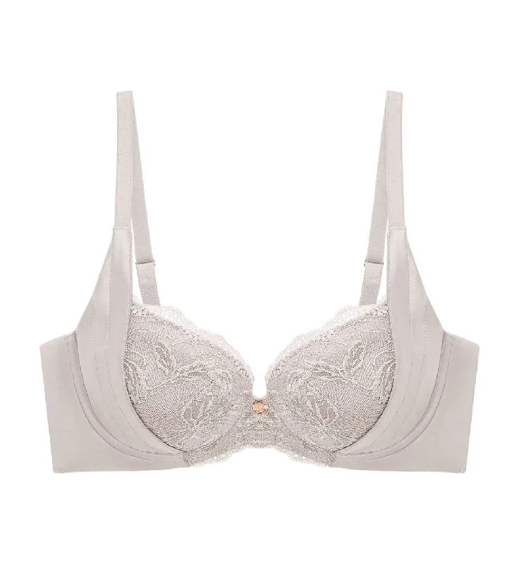 Florale Rose Lilies Wired Padded Push Up Bra