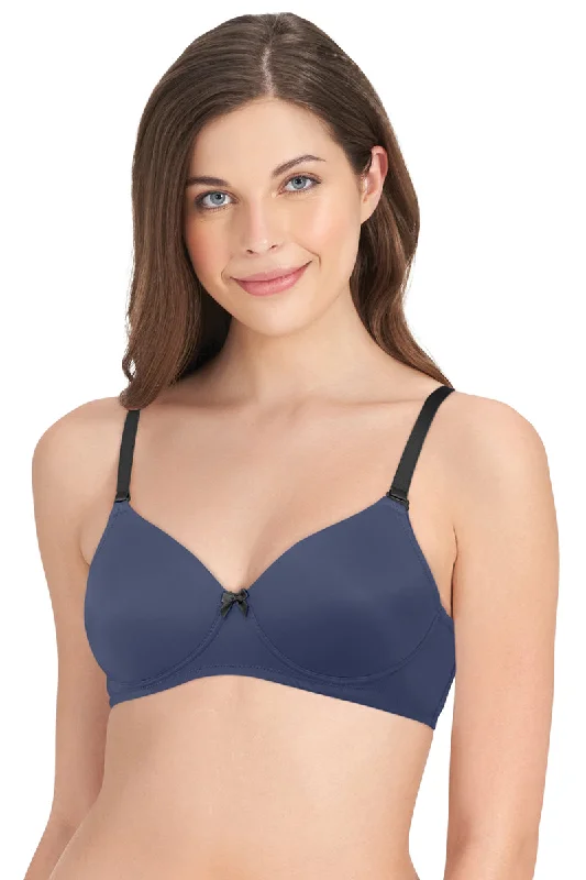 Smooth Dreams Padded Non-wired T-shirt Bra - Insignia Blue