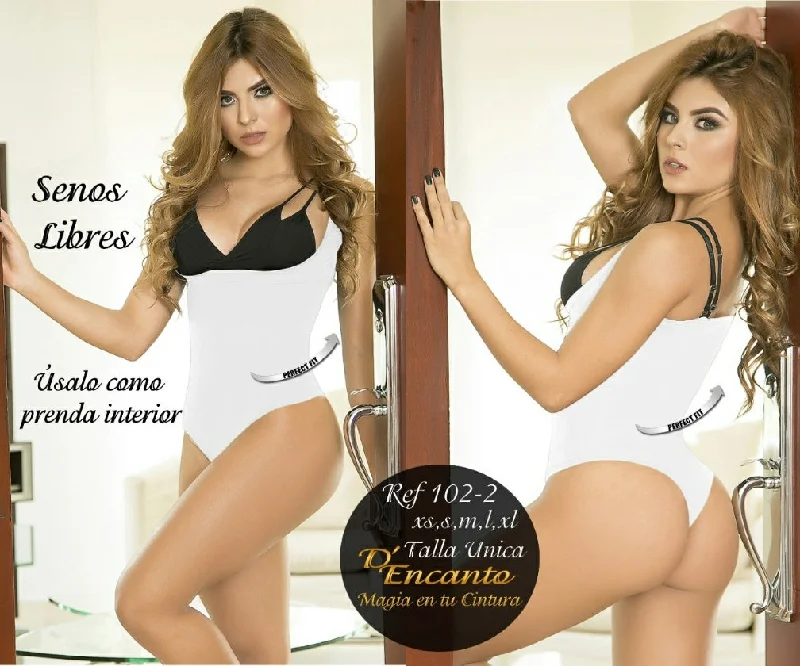 Shapers with a light - control option for everyday wear102-2T Body Tanga Senos Libres Shapers with a light - control option for everyday wear102-2T Body Tanga Senos Libres
