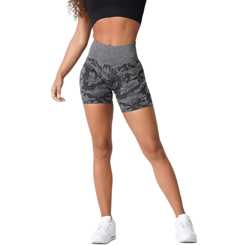 Shapers for office workers to maintain good posture during long hoursCamo Seamless Shorts Shapers for office workers to maintain good posture during long hoursCamo Seamless Shorts