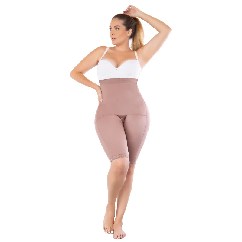 Shapers for petites to enhance body curves proportionallyDouble Lined Medium Compression Long Leg Shaper (FAJA LUCIA) Shapers for petites to enhance body curves proportionallyDouble Lined Medium Compression Long Leg Shaper (FAJA LUCIA)