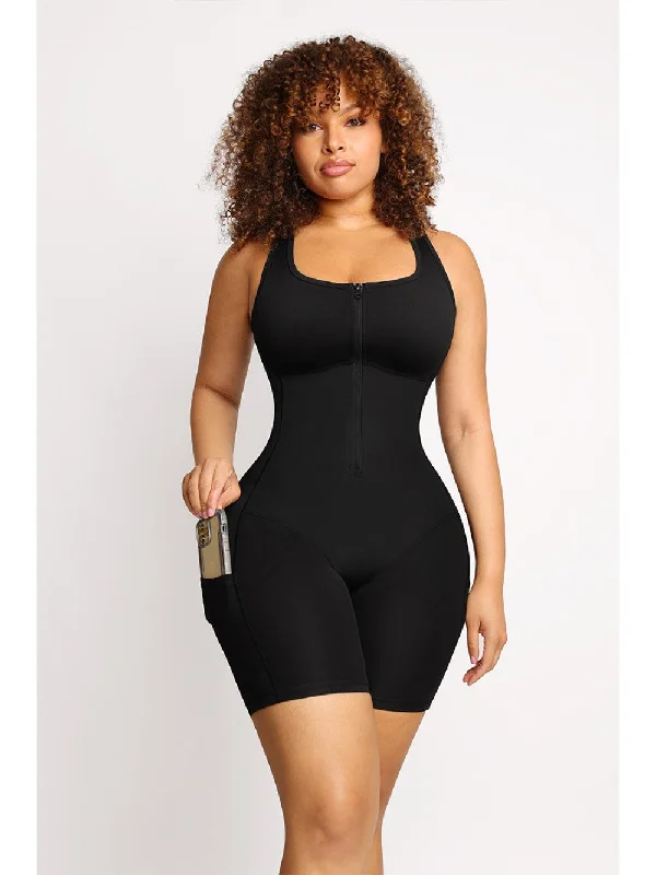 Open - bust shapers for easy bra - wearing compatibility​Everyday Bodysuit
