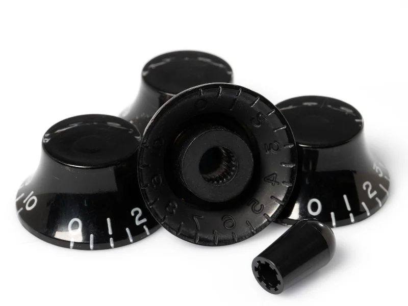 ToneShapers Kit, Bell Knob Set, Black, Black Tip